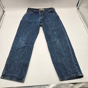 Arizona Jeans Mens 31W Relaxed Fit Denim Blue Husky 16 Husky 31x26 Medium Wash